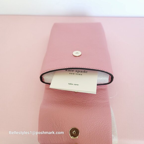 KATE SPADE Bradley North/South Pebbled Leather Phone Crossbody- Rococo Pink🎈⭐ - Picture 10 of 16